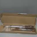 Wooden Tongs Set Of 3 (7", 9", 12"), Stainless Steel BBQ Tongs For Cooking, Frying, Grilling And Salad, Heat Resistant, Non-Slip, Heavy Duty