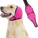 LIANZIMAU Quiet Ears for Dogs Comfort Calming Hoodie Dog Ear Covers for Noise & Anxiety Relief Ear Wraps for Dog Adjustable Dogs Ear Muffs Noise Protection Firework,Grooming and Force Drying Size M