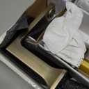 Delta Velum Brushed Gold Bathroom Faucet 3 Hole, 8 Inch Widespread Bathroom Sink Faucet for Vanity, Metal Push-Pop Drain Assembly, Champagne Bronze 3537LF-CZMPU