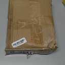 6 Pack - L 10" x H 6" x W1.5, 5mm Thick Black L Shelf Bracket, Iron Shelf Brackets, Metal Shelf Brackets, Floating Shelf, Shelf Supports with Screws