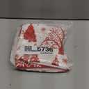 Lanpn Christmas Throw Pillow Covers 14x14 Set of 4, Merry Christmas Winter Xmas Snowflake Decorative Holiday Cushion Pillow Cases 14 x 14 for Outdoor Indoor Farmhouse Home Room Couch Decor (Red)