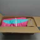 Air Barrel - Air Roller Gymnastics Barrel for Back Handspring Trainer, Air Tumble Mat with Pump for Gym Training/Yoga Balance Exercise/Cheerleading/Home and Outdoor Use (39.4x23.6inch, Pink+Green)