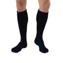 JOBST SensiFoot Diabetic Compression Socks for Men and Women 8-15 mmHg with Seamless Toe and Moisture Management - Extra Padding in Toe, Foot, and Heel Area - Knee High - Closed Toe - Navy, X-Large