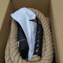 Climbing Rope Gym Workout -15FT Heavy Duty Jute Thick Ropes for Adults Strength Training Outdoor Tree Swing Indoor Home Fitness Exercise - 1.5 Inch