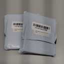 2 Pcs Leather Wallet for Women Bifold Card Holder Small Purse with Zipper Coin Pocket Multicard Women's Wallets Coin Purse (Grey)