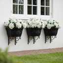 8 Pcs Hydrangea Artificial Flowers Outdoor Silk Bouquets, UV Resistant Faux Hydrangeas Flowers for Table Vase Centerpieces Outside Party Wedding Baby Shower Home Indoor Outdoor Decor (8, White)