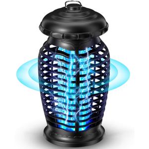 Bug Zapper Outdoor 4200V Electronic Mosquito Zapper Fly Traps Outdoor Mosquito Repellent Killer Inside/Outside for Home, Patio, Backyard, CA-Blue A1