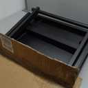 Grill Table Stand for Blackstone 17 & 22 Griddle, Ninja Woodfire Outdoor Grills, Ooni Pizza Oven, 34"x20" Foldable Grill Cart with Wheels and Handle for Camping & Backyard BBQ