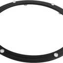 TamBee 16 Inch Lazy Susan Hardware Heavy Duty Metal Rotating Hardware Large Turntable Bearing Ring Lazy Susan Kit Parts Mechanism for Puzzle Board, Dining Tables(Base Only, Black)