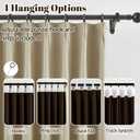 White Pinch Pleated Full Blackout Curtains Thermal Insulated Window Curtains 63 inch for Bedroom Living Room Darkening with Hooks Rings Back Tab Pinch Pleat Drapes, 2 Panels 40" Wx63 L
