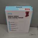 Tastyle Single Serve Coffee Maker, Iced and Hot Coffee Machine for K Cup & Grounds, Compact Design, 40oz Removable Water Reservoir, 6 to 24 Oz Brew Sizes, Fits 7.3" Travel Mug, Salmon