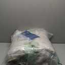 Bedsure Full Size Comforter Set Khaki, Boho Tufted Bed Set, Checkered Farmhouse Shabby Chic Bedding, 3 Pieces, 1 Plaid Geometric Comforter and 2 Pillow Shams