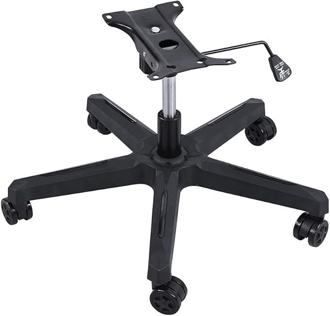 Yoogu 350 Pounds Heavy Duty Gaming Office Chair Replacement Base 28" Swivel Chairs Part with Bottom Plate Stand Cylinder and Casters