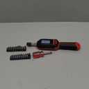 VANPO Digital Torque Screwdriver 2.66-53.1 in-lbs/0.3-6 Nm, Adjustable Screwdriver Torque Wrench Set with Buzzer/LED Indicator Notification for Bike Repairing, Tools, Maintenance and Mounting