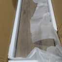 DINZI LVJ Wall Shelves, 23.6 x 7.9 x 6.1 Inch Floating Shelves for Wall, Set of 2, Easy-to-Install Wall Storage Ledges with Sturdy Metal Brackets for Living Room, Bathroom, Kitchen, Gray Wash