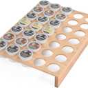 MinBoo BamBoo k cup holder Drawer or Countertop k cup Organizer Coffee Pod Holder Hold 35 Coffee Pod Storage Kcup coffee pods holder for coffee station Office and Kitchen k cup storage