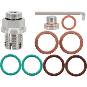 M16.1-1.5 x 15mm Oversize Oil Drain Plug, Stainless Steel Self Tapping Oil Pan Thread Repair Kit