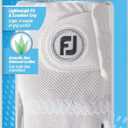FootJoy Women's StaCooler Golf Glove, Pearl Small, Worn on Right Hand (White, S)