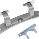 134550800 Washer Door Hinge with Bushings Replacement for Whirlpool &Frigidaire