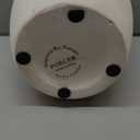 PORCER Ceramic Vase, 8.2 Inches Vintage Pottery White Vases, Rustic Home Decor, Farmhouse Terra Cotta Vase for Living Room, Entryway, Floor, Holiday Wedding Christmas New Year GiftsBeige