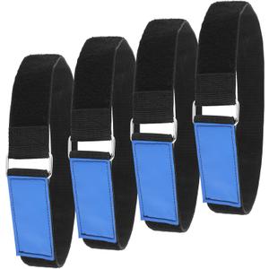 Ladder Rack Tie Down Straps Reusable Straps Adjustable with Nylon Hook and Loop Multipurpose Securing Straps for Ladder RV Truck or Boat 33''x 2' Pack 4