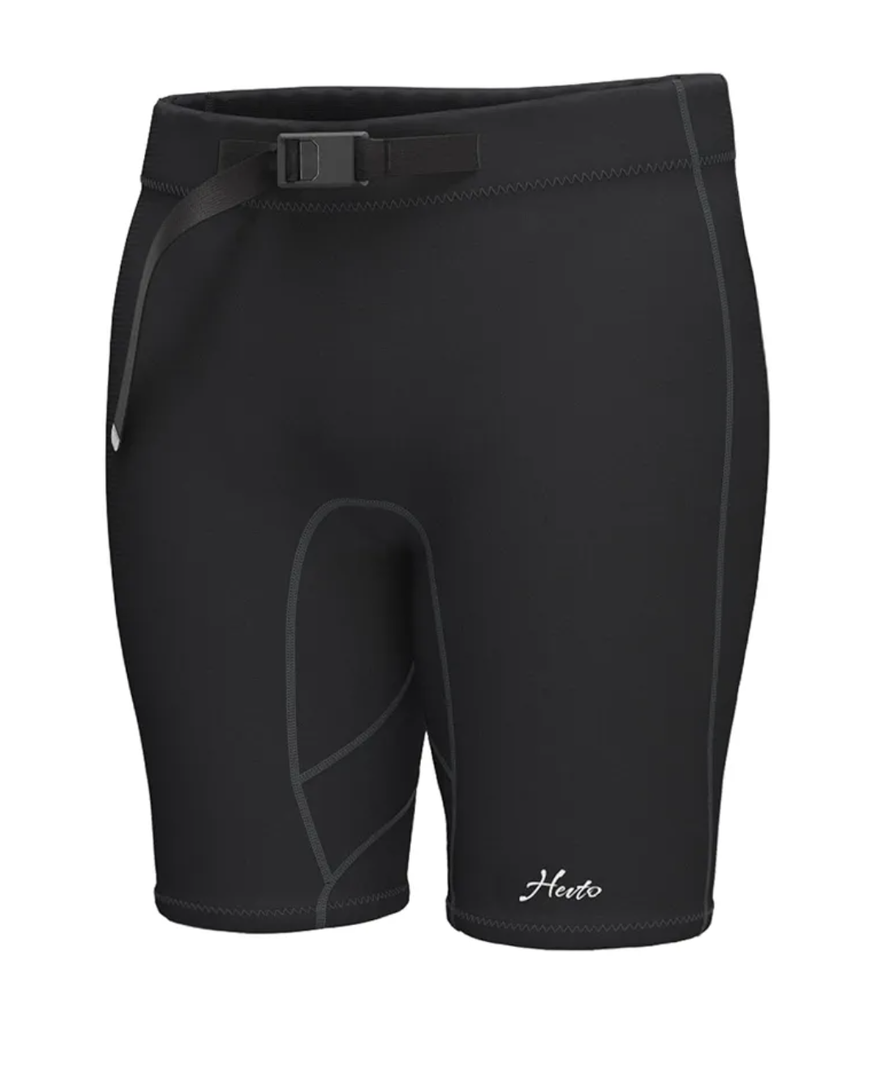 Hevto Men Women Wetsuit Pants and Shorts 2mm Neoprene Short Wet Suit for Water Sports Surfing Swimming Diving Kayak SUP, Small
