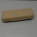 12 PCS Brown Wooden Eggs to Paint Fake Easter Eggs Dummy Faux Wooden Eggs for Crafts, Easter Decorations, Get Hens to Lay Eggs