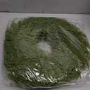 Christmas Placemats Set of 6 Round Greenery Place Mats Xmas Circular Artificial Wreath Dining Table Decor Winter Fake Plants Branches Mats for Kitchen Accessories (Norfolk)