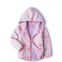 Feidoog Toddler Fleece Jacket Baby Boys Girls Hooded Zipper Long Sleeve Thick Warm Outerwear Size 3-4T