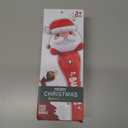 Christmas Santa Bubble Wand Machine for Kids Maker Blower Toys Christmas Basket Stocking Stuffers Birthday Gift Outdoor Indoor Automatic for 3 4 5 6 7 8 + Year Old Toddlers Little Girls Boys