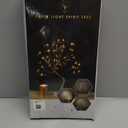 Twinkling Tree Fairy Light Spirit Tree Lamp Bonsai Tree Light, Fairy Light Tree, Cute Room Decor Aesthetic Decor, Night Light Lamp, Twinkle Tree, (Gold Branches 108 LED)