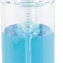 iDesign Eva Acrylic Dispenser Body Moisturizer, Sanitizer or Aromatherapy Lotion in Bathroom, Kitchen, Bedroom, Vanity, 2.5" x 2.5" x 8", Soap Pump,55220