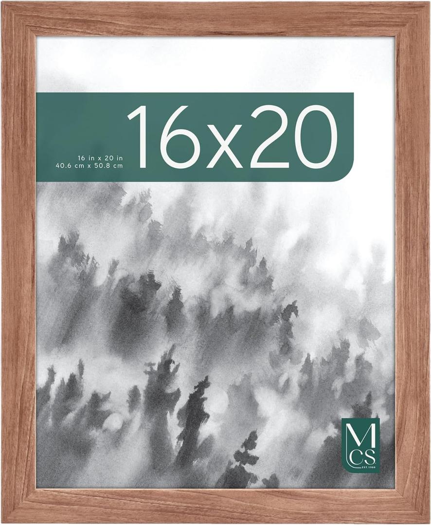 MCS Museum Poster Frame, Medium Oak, 16 x 20 in, Single