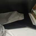 2-Tier Washer and Dryer Countertop w 54" W x 27.5" D Laundry Countertop Cover with Non-Slip Pad,Large Space Laundry Topper for Folding Clothes Over Washer and Dryer Black