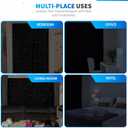 Portable Blackout Curtains (60" x 80") - Travel Blackout Curtains for Baby Nursery w/Stars - Portable Blackout Shades w/UV & Thermal Protection - 20 Stick on Suctions & Velcro Blackout Window Cover
