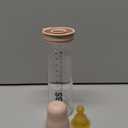 BIBS Baby Glass Bottle Complete Set 225 ml | BPA Free Natural Rubber | Made in Denmark | Blush