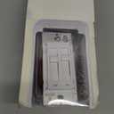 Leviton 3001337 Decora Sureslide Fan & LED Dimmer Slide Switch, White