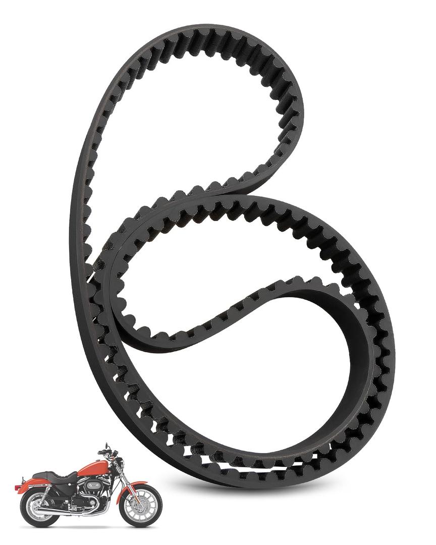 Rear Drive Belt 128T 1-1/8" Fit for Harley Davidson Sportster 883 1200 Fit for Buell M2 X1 S1 S2, Replace 40022-91 58-420 1204-0042 62-0945
