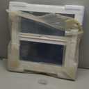 24'' x 24'' Small Basement Window White Vinyl Basement Slider Window Removable Featuring Double Pane Insulated with Thermal Insulation Soundproof Glass for Bathroom Home Rv Garage