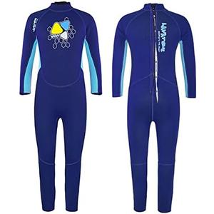 LayaTone Kids Wetsuit 3/2mm Neoprene Full Body Kids Wet Suits for Boys Girls One Piece Wetsuit for Swimming Diving Surfing Freediving Canoeing 12-13