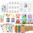 12 Set Wedding Activities Includes 12 Coloring Placemats with Crayons 12 Puzzle 12 Animals Stickers 12 Wedding Gift Goodie Bags and 12 Snake Cube for Boys and Girls Wedding Games Favor