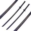 Polypropylene Katana Sword - Japanese Training Samurai Sword, Blunt Longsword, Martial Arts Practice Katana for Men and Women, Cosplay Sword, Safe, Easy, Fun, Durable