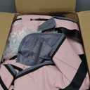 Garment Bags with Wheels, Garment Convertible Weekender Bags, Large Garment Bags for Travel, Duffle Luggage Bag Garment Bag (Pink, Medium)