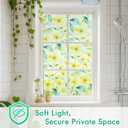 SOMWISE Frosted Window Privacy Film, Decorative Sun Heat Blocking, Anti UV | Day & Night Opaque, Static Cling&Removable, Renter Friendly for Front Door & Bathroom, Easy to install, Anti-Glare,23.5x78.5