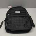 MOZETO Laptop Lunch Backpack for Men, Tactical Inspired Utility Anti-Theft Work Bag with Cooler Compartment Lunchbox (Black, 17 Inch)