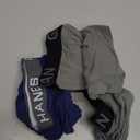 Gildan Men's Underwear Cotton Stretch Boxer Briefs, Multipack, Large, Black Soot/Slate Blue, 4 Pack