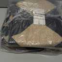 Lahome Colette Checkered Easy Jute Runner Rug, 2x8 Hallway Kitchen Runner Rug Non Slip Washable Outdoor Carpet for Entryway Indoor, Checkerboard Black Indoor Outdoor Carpet for Hallway 8ft Entry