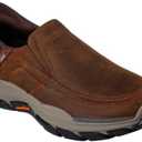 Skechers Men's USA Respected - Elgin Moc Toe Leather Slip-Ins 13