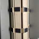 Wood Japanese Floor Bed, Roll-Type Slatted, Breathable Moisture-Proof Beds Plate, Guest Minimalist Tatami Bed Frame, Floor Futon Mattress for Bedroom, Living Room Full (53x75in)