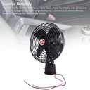 Aramox 12V RV Quiet Cooling Fan 2 Speed Switch Heavy Duty Metal Car Fan for Truck RV Car Boat Bus (6 inch)